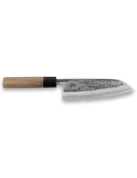 Wusaki Nakata BS2 16,5cm Japans santoku mes met walnotenhouten handvat