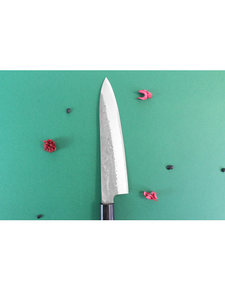 Wusaki Nakata BS2 21cm handgemaakt Japans koksmes met walnotenhouten handvat