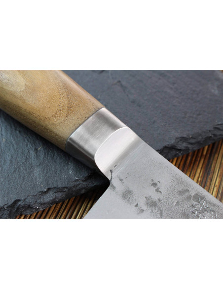 Wusaki Nogami BS2 9cm käsintehty japanilainen kuorintaveitsi pähkinäkahva