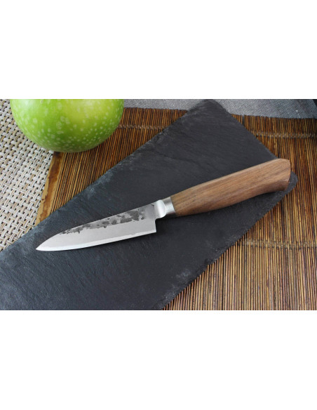 spelucchino giapponese fatto a mano Wusaki Nogami BS2 da 9 cm con manico in noce