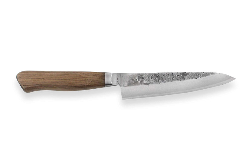 Wusaki Nogami BS2 12,5cm handgemaakt Japans universeel mes met walnotenhouten handvat