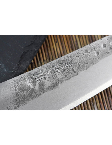 Wusaki Nogami BS2 12,5 cm coltello universale giapponese fatto a mano con manico in noce