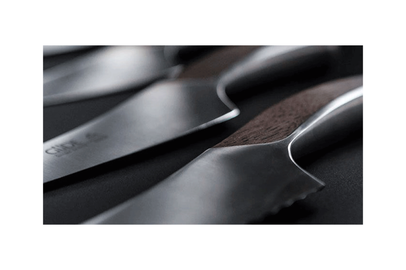 Set of 4 Gude Synchros knives + knife holder
