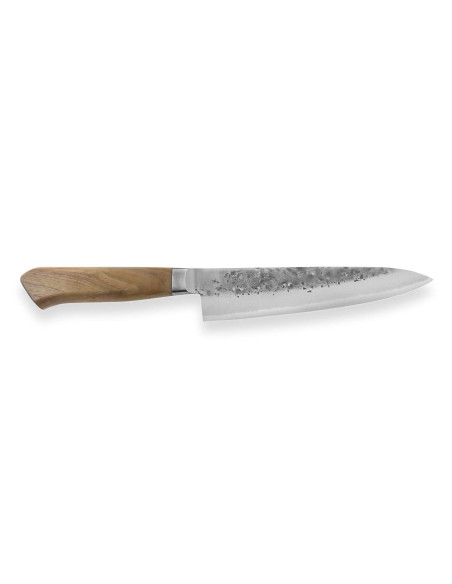 Wusaki Nogami BS2 18cm handgemaakt Japans koksmes met walnotenhouten handvat