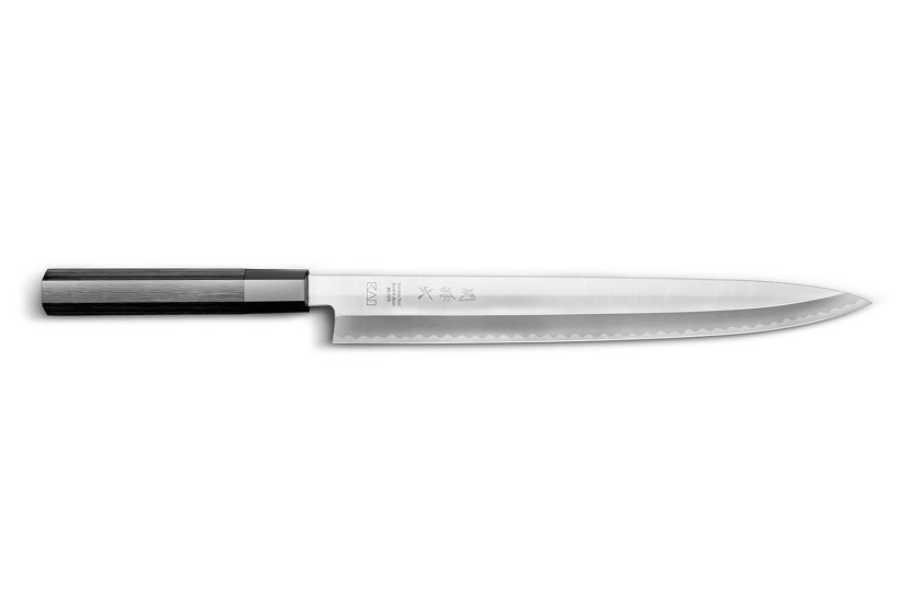 KAI KK-serie Yanagibakniv med asymmetrisk egg och pakkahandtag