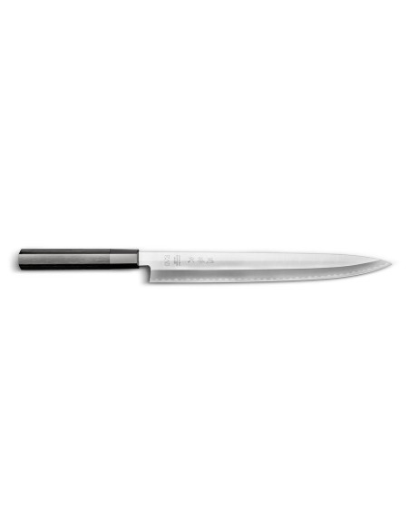 KAI KK-serie Yanagibakniv med asymmetrisk egg och pakkahandtag