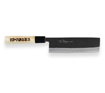 Couteau nakiri Japonais artisanal Yoshihiro Kogeta Blanco 2 acero 16,5cm