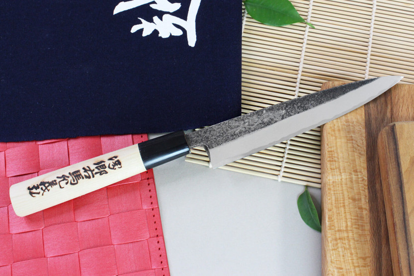 Yoshihiro Kogeta White 2 teräs 15cm erikoispainos käsintehty japanilainen yleispuukko