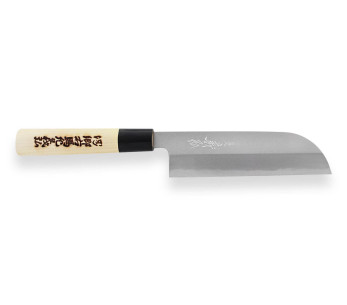 Faca de usuba japonesa Yoshihiro Jyosaku Branco 2 de aço 16cm feita à mão