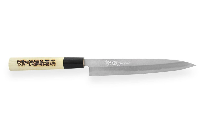 Yoshihiro Jyosaku Blanco 2 acero hecho a mano Cuchillo yanagiba japonés Cuchillo yanagiba