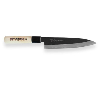 Faca de chef japonesa Yoshihiro Kogeta em aço branco 2 feita à mão
