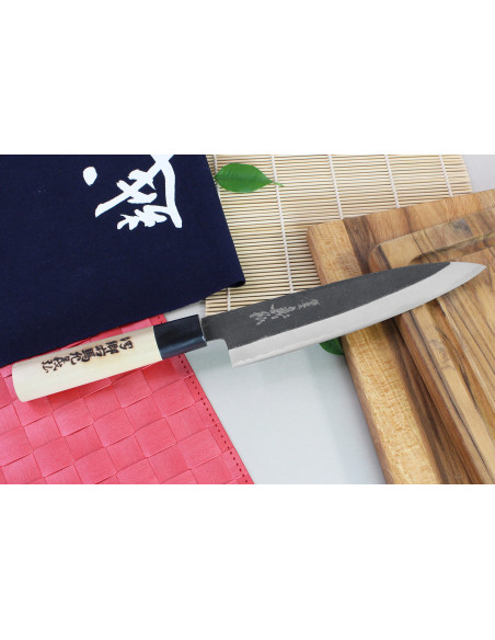 Faca de chef japonesa Yoshihiro Kogeta em aço branco 2 feita à mão