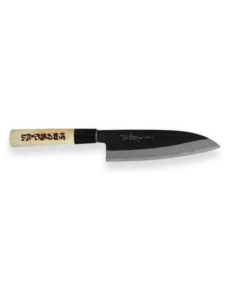 Håndlavet japansk santokukniv Yoshihiro Kogeta Hvid 2 stål 18 cm