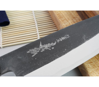 faca santoku japonesa faca santoku Yoshihiro Kogeta White 2 em aço de 18 cm feita à mão 2