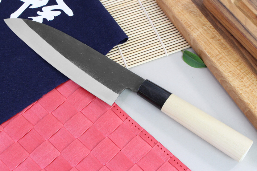 Håndlavet japansk santokukniv Yoshihiro Kogeta Hvid 2 stål 18 cm