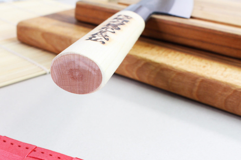 Håndlaget japansk santokukokniv Yoshihiro Kogeta Hvit 2 stål 18 cm