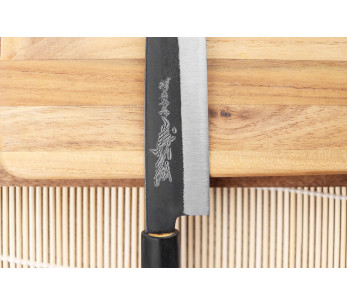 cuchillo universal japonés Yoshihiro Kogeta Blanco 2 acero 15,5cm hecho a mano 2