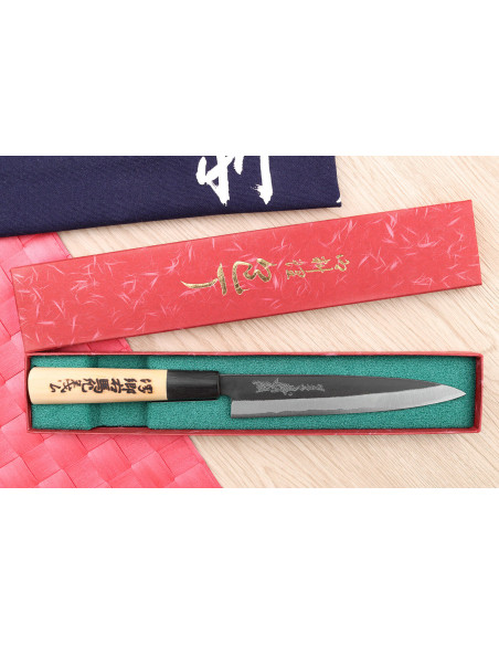 Yoshihiro Kogeta Hvit 2 stål 15,5 cm håndlaget japansk universalkniv