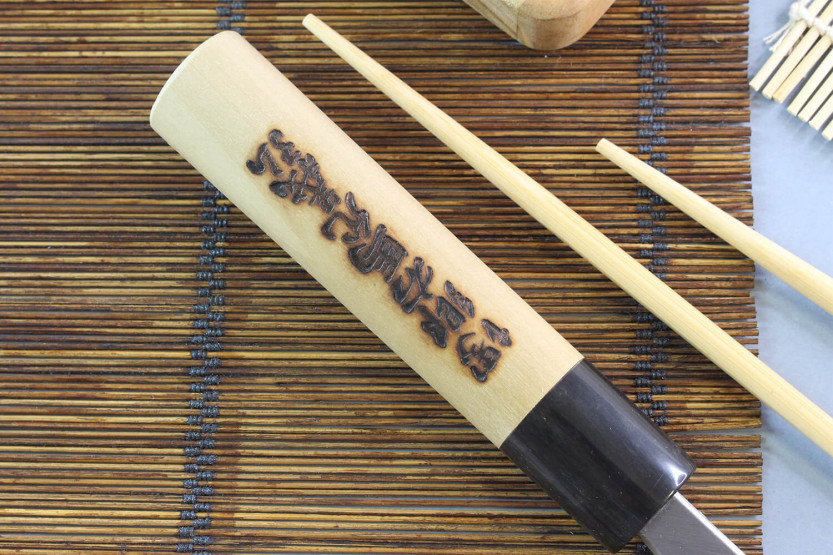 Yoshihiro Jyosaku White 2 stål deba japansk håndlaget kniv