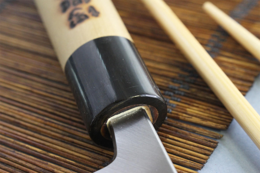 Yoshihiro Jyosaku White 2 stål deba japansk håndlaget kniv