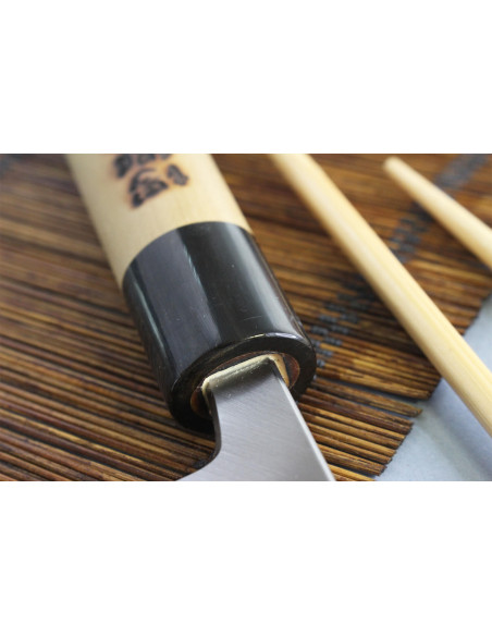 Yoshihiro Jyosaku White 2 stål deba japansk håndlaget kniv