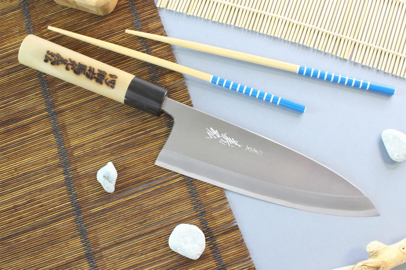 Japanisches handgefertigtes Deba-Messer Yoshihiro Jyosaku White 2 steel
