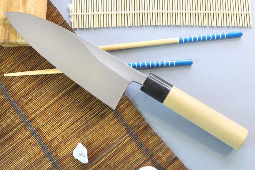 Yoshihiro Jyosaku White 2 stål deba japansk håndlaget kniv