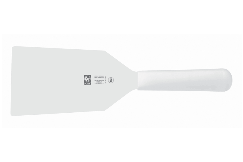 Icel professionel spatel 16 cm bredt blad hvidt håndtag