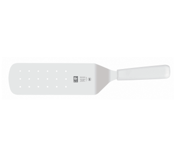 Icel professionele spatel 20cm geperforeerd blad wit handvat