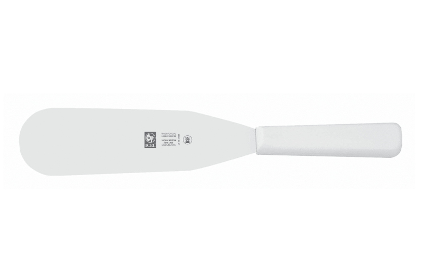 Icel profesjonell slikkepott 18 cm blad hvitt håndtak