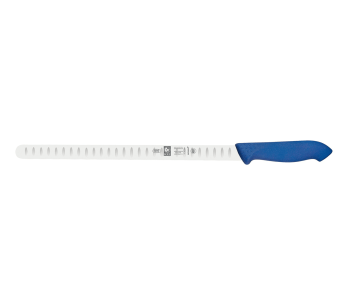 Profi-Lachsmesser Icel Klinge 30cm Griff blau