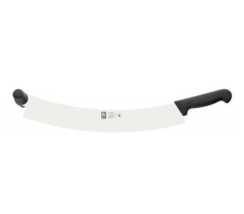 Icel cuchillo para queso profesional cuchillo para queso y pizza 38cm doble mango negro