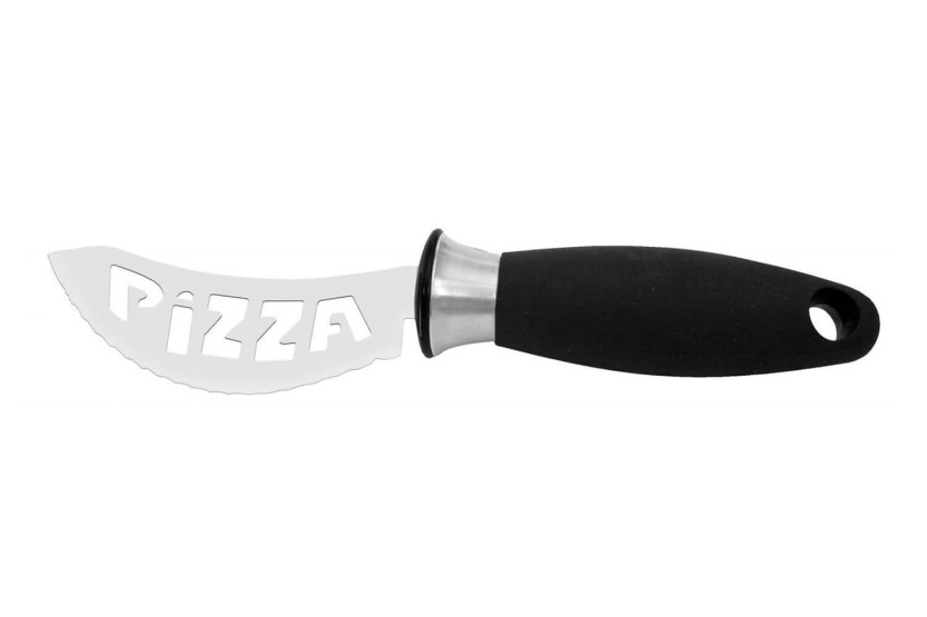 Faca para pizza Icel profissional com 10 cm de lâmina e cabo preto