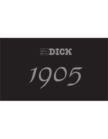 Set di 4 coltelli da bistecca forgiati DICK 1905 Manico di design con lama da 12 cm