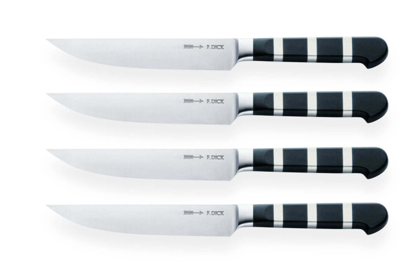 4 kpl DICK 1905 taotut pihviveitset 12cm terä, muotoilijan kahva