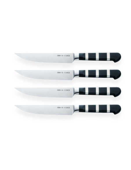 Juego de 4 cuchillos forjados DICK 1905 12cm hoja mango de diseño