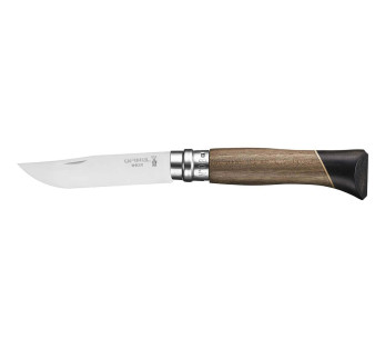 Cuchillo Opinel Luxe Atelier n°08 hoja 8,5cm mango nogal y ébano