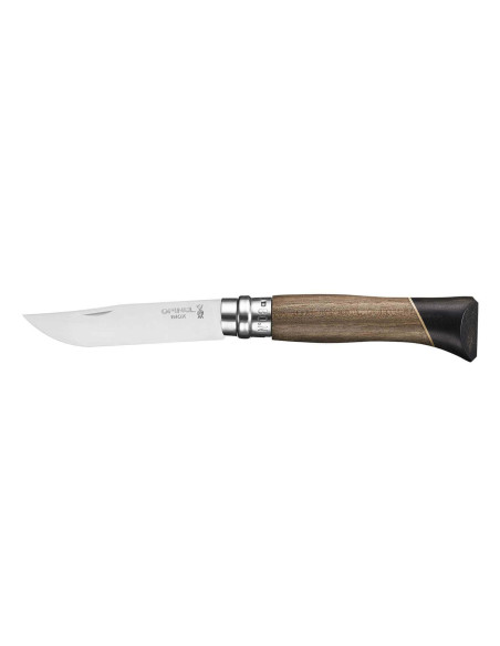 Opinel Messer Luxe Atelier n°08 Klinge 8,5cm Griff aus Walnussholz und Ebenholz