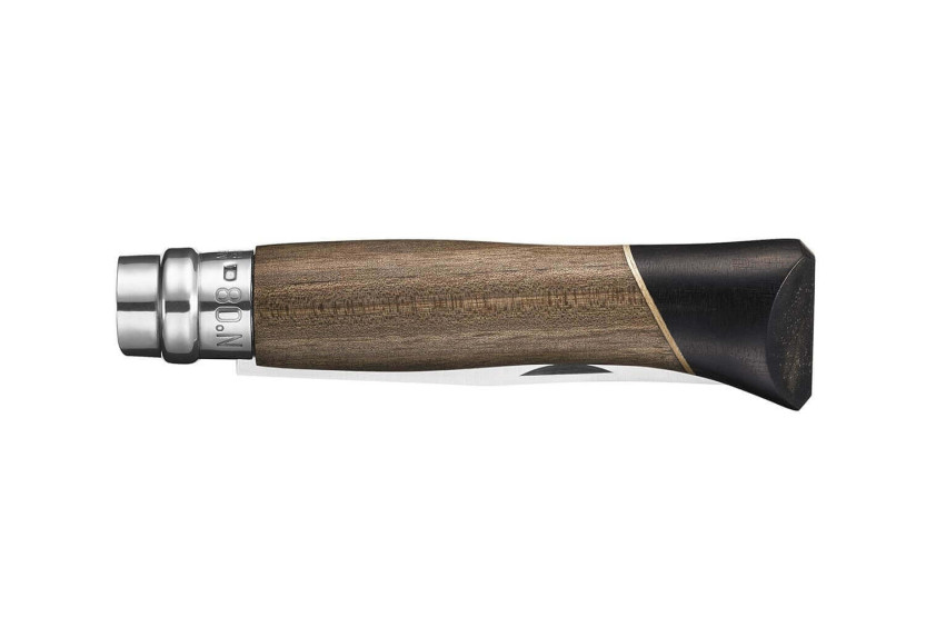 Opinel Messer Luxe Atelier n°08 Klinge 8,5cm Griff aus Walnussholz und Ebenholz