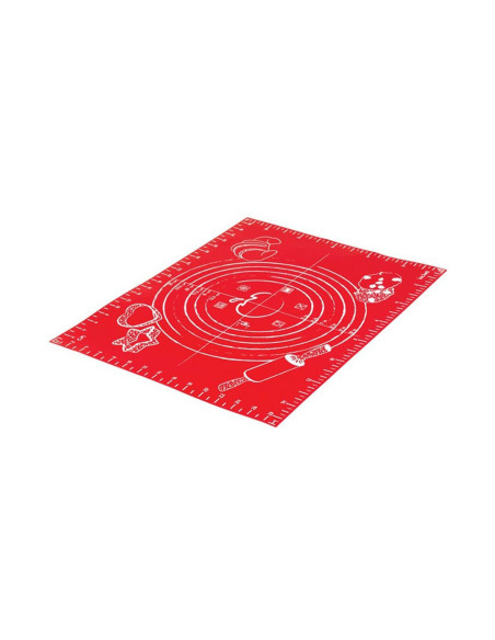 Mastrad gradert rød bakeplate i silikon 30x40 cm