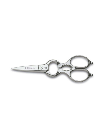 Tijeras de cocina 3 Claveles multiusos acero inoxidable 20cm