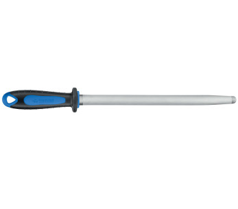 FISCHER rifle de carnicero 30cm oval de grano fino mango azul y gris