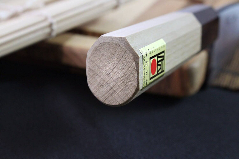 Kagekiyo Utage Acero Blanco 2 16.5cm cuchillo deba japonés hecho a mano