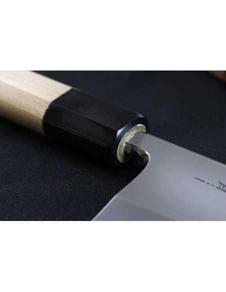 Kagekiyo Utage White Steel 2 16,5 cm, coltello giapponese fatto a mano da deba