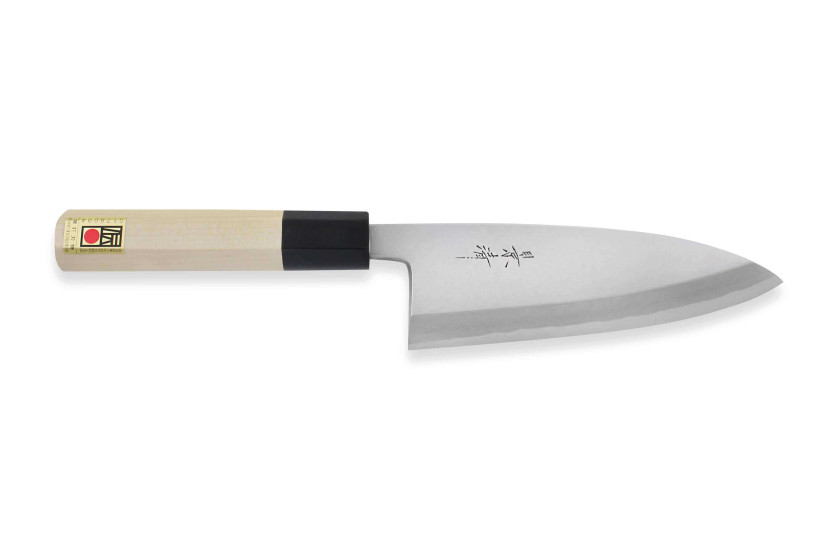 Kagekiyo Utage White Steel 2 16,5cm handgemaakt Japans deba mes