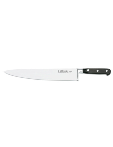 Kokkekniv 3 Claveles Smedet rustfrit stål 30 cm