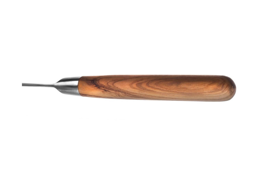 Faca de chef Gehring Oli Vita 20 cm em aço inoxidável com cabo em madeira de oliveira