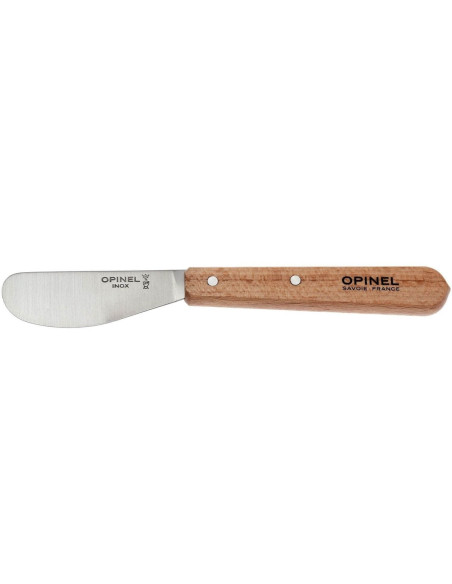 Opinel tartineur mes n°117 roestvrij staal lemmet 6,5cm beukenhouten handvat