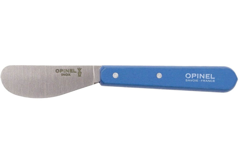 Faca para barrar Opinel n°117 6,5cm lâmina em aço inoxidável, cabo em madeira de faia