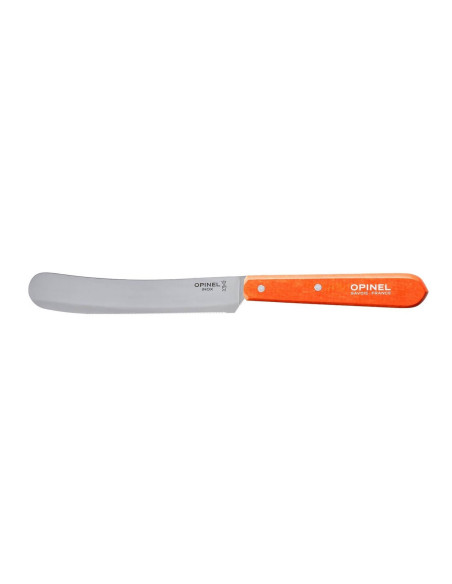 Faca para barrar Opinel com 11,5 cm de lâmina em aço inoxidável e cabo de madeira
